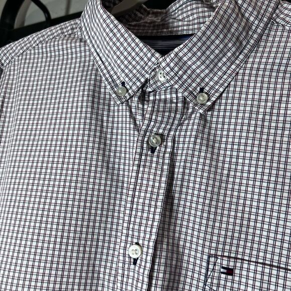 Tommy Hilfiger button down long sleeve shirt size large - Picture 7 of 15